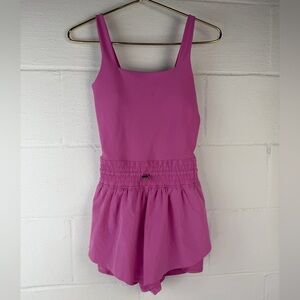 Abercrombie & Fitch Pink Sleeveless Romper